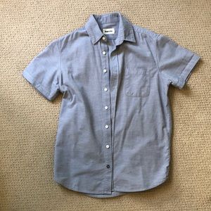 Taylor Stitch Short Sleeve California in Slate Cord XS 36